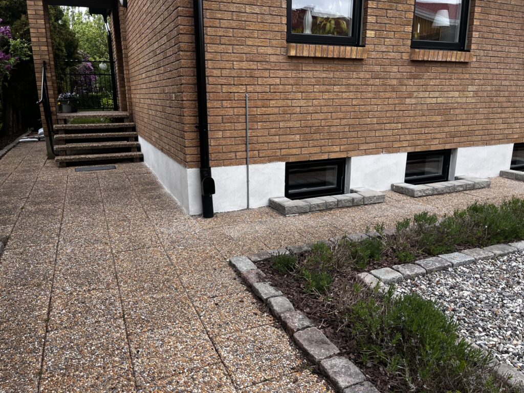 Putsning av husgrund i Kulladal, Malmö – bild 2